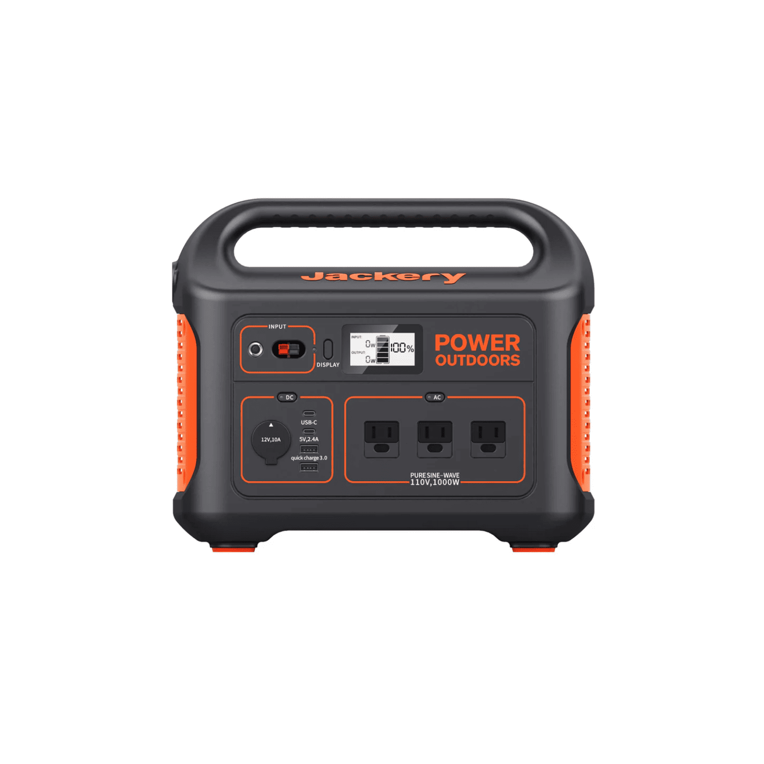 Station d'alimentation portative Explorer 880 de Jackery, capacité 880&nbsp;Wh avec 3 prises c.a. 1000&nbsp;W, générateur solaire pour secours à