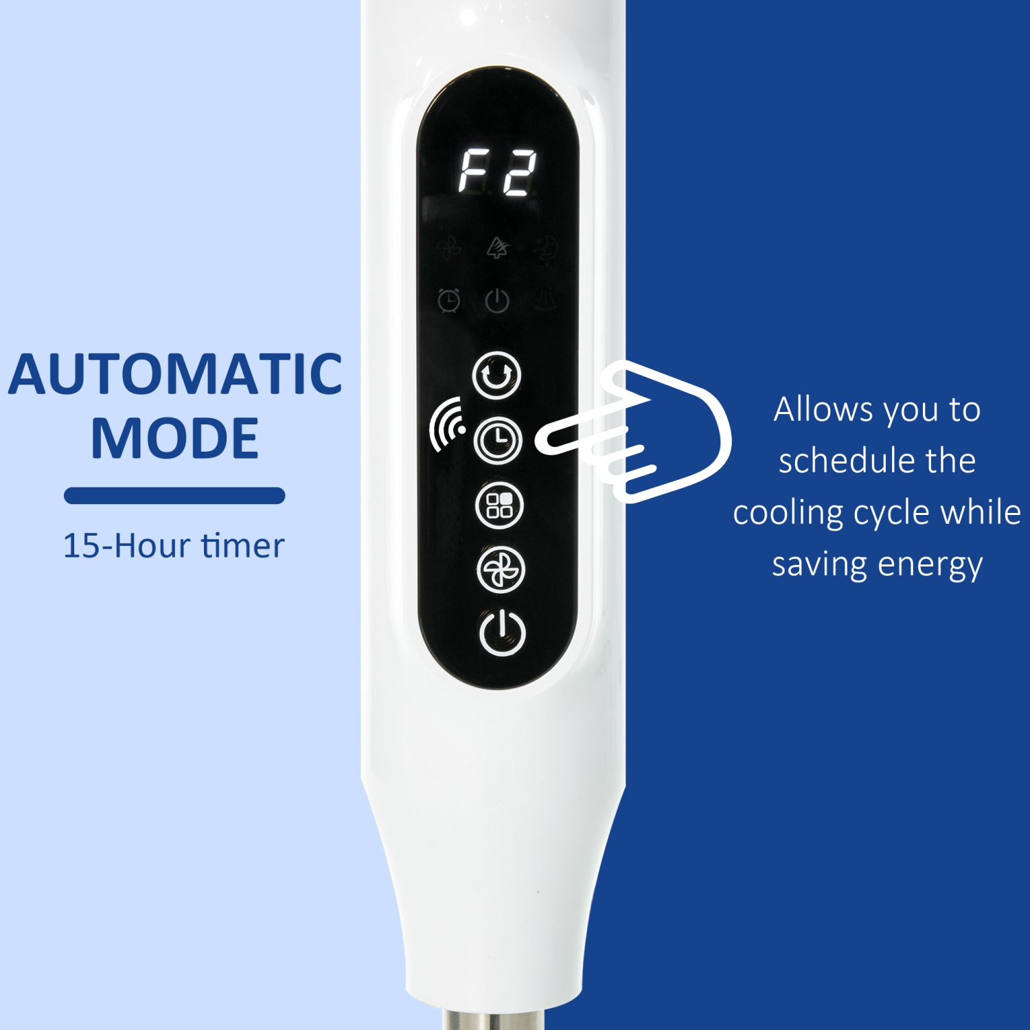 HOMCOM – ventilateur sur pied de 16 po avec télécommande, hauteur réglable, minuterie de 15H heures, ventilateur sur pied oscillant, ventilateur sur