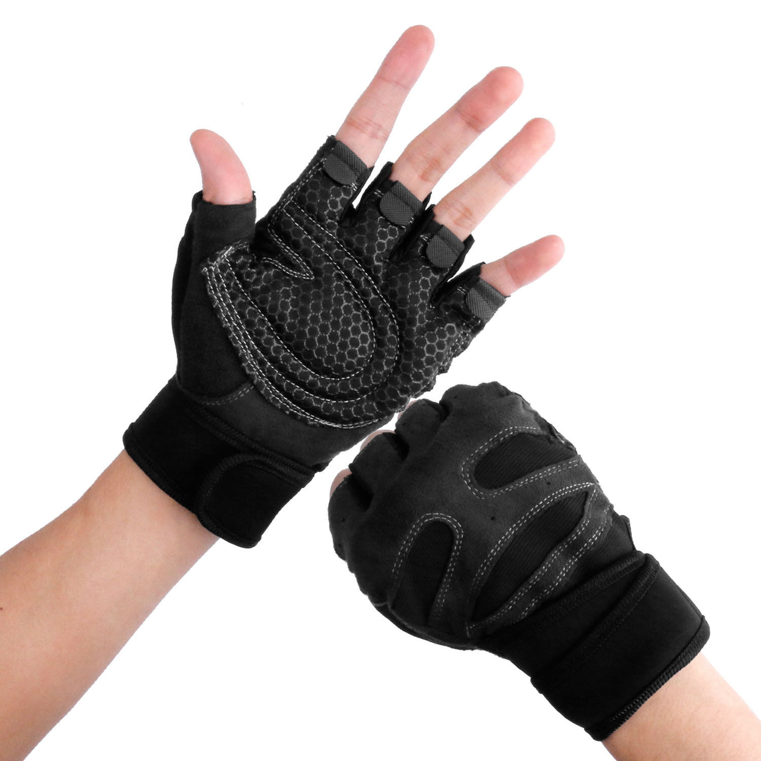 ISTAR LIFE Half Finger Weightlifting Gloves for Gym, Power Lifting, Exercise, Weightlifting, Cross Fit, Fitness, Sports for Men and Women