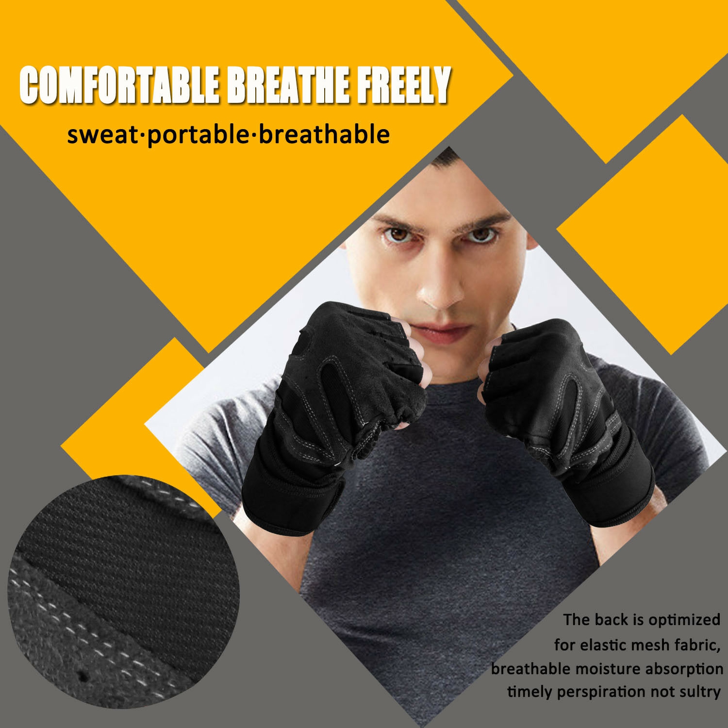 ISTAR LIFE Half Finger Weightlifting Gloves for Gym, Power Lifting, Exercise, Weightlifting, Cross Fit, Fitness, Sports for Men and Women