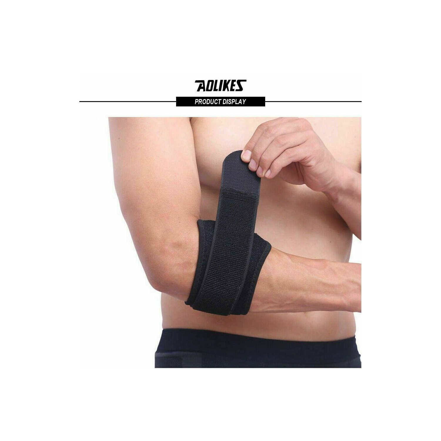 ISTAR Tennis Elbow Brace with Compression Pad Elbow Strap, Golfers Elbow Band Support for Tendonitis Pain, Tennis Elbow, Suitable for Women and Men -