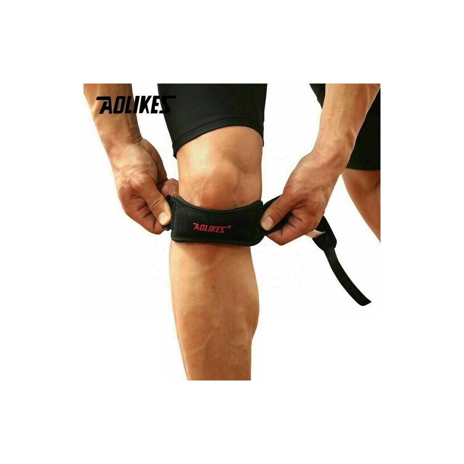 ISTAR Knee Aolikes Patella Support Strap, Adjustable Knee Brace and Patellar Tendon Support Band Pad for Knee Pain