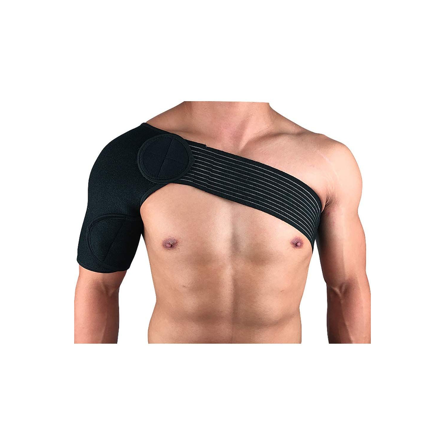 ISTAR Shoulder Stability Brace For Men And Women, Pressure Pad Light And Breathable Neoprene Shoulder Support For Rotator Cuff, Dislocated AC Joint,