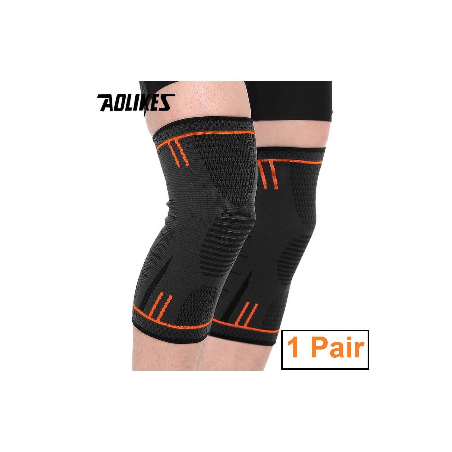 ISTAR Knee Brace, Knee Compression Sleeve Support For Men And Women, Running, Workout, Gym, Hiking, Sports