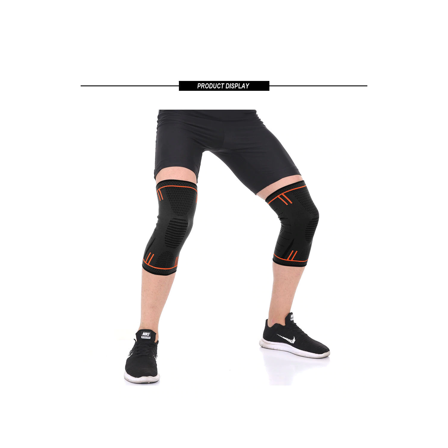 ISTAR Knee Brace, Knee Compression Sleeve Support For Men And Women, Running, Workout, Gym, Hiking, Sports