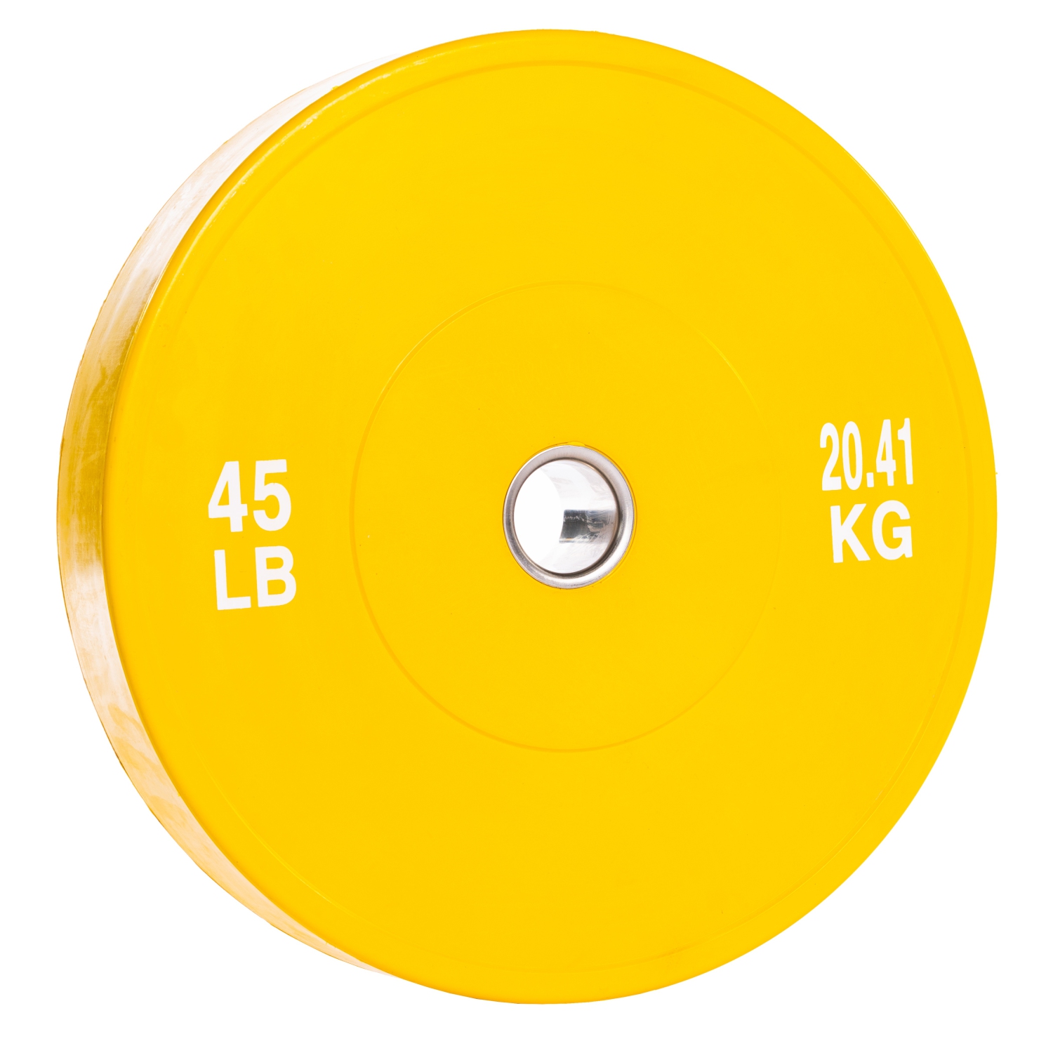 PRISP Olympic Bumper Weight Plate - Rubber Plate for 2 Inch Olympic Barbell with Steel Insert; Pairs, Sets and Single Plates Available
