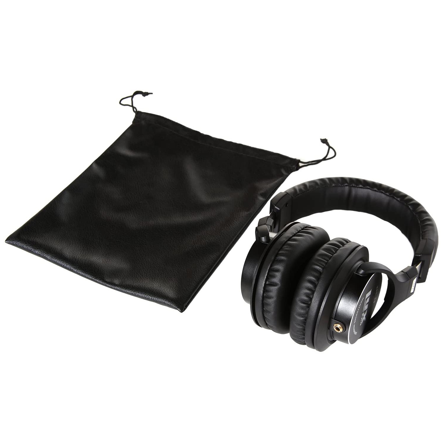 LyxPro A-15 Écouteurs circum-auriculaires à dos fermé avec câbles amovibles, noir, isolation sonore, enregistrement studio professionnel, écoute de