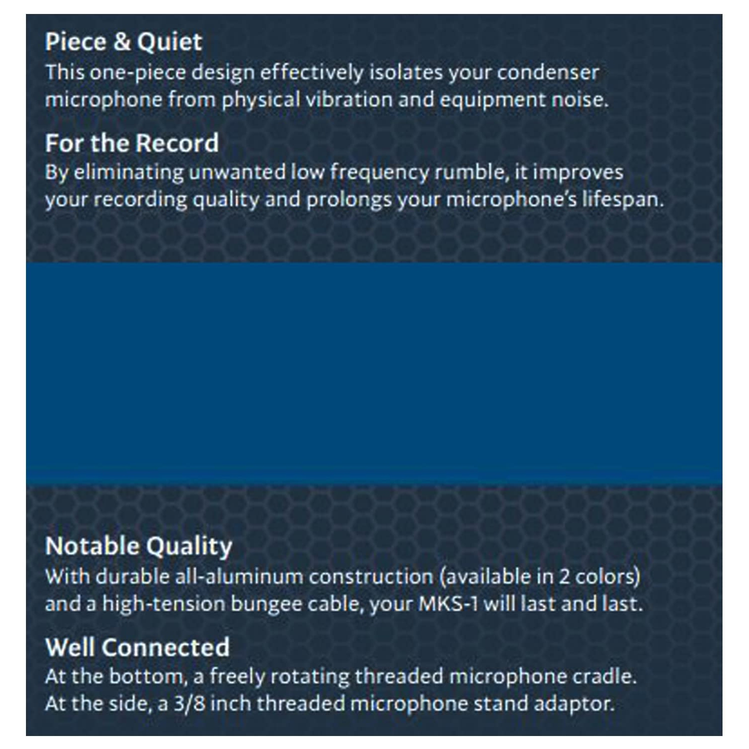 LyxPro Studio Condenser Spider Shockmount-Black