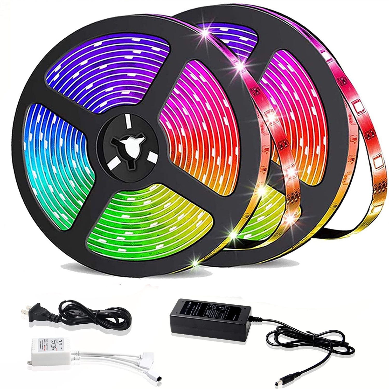 ISTAR Led Lights 32.8t Long Led Strip Lights for Bedroom Color Changing Luces Led para Decoracion Habitacion RGB DIY Color Option with Power Supply