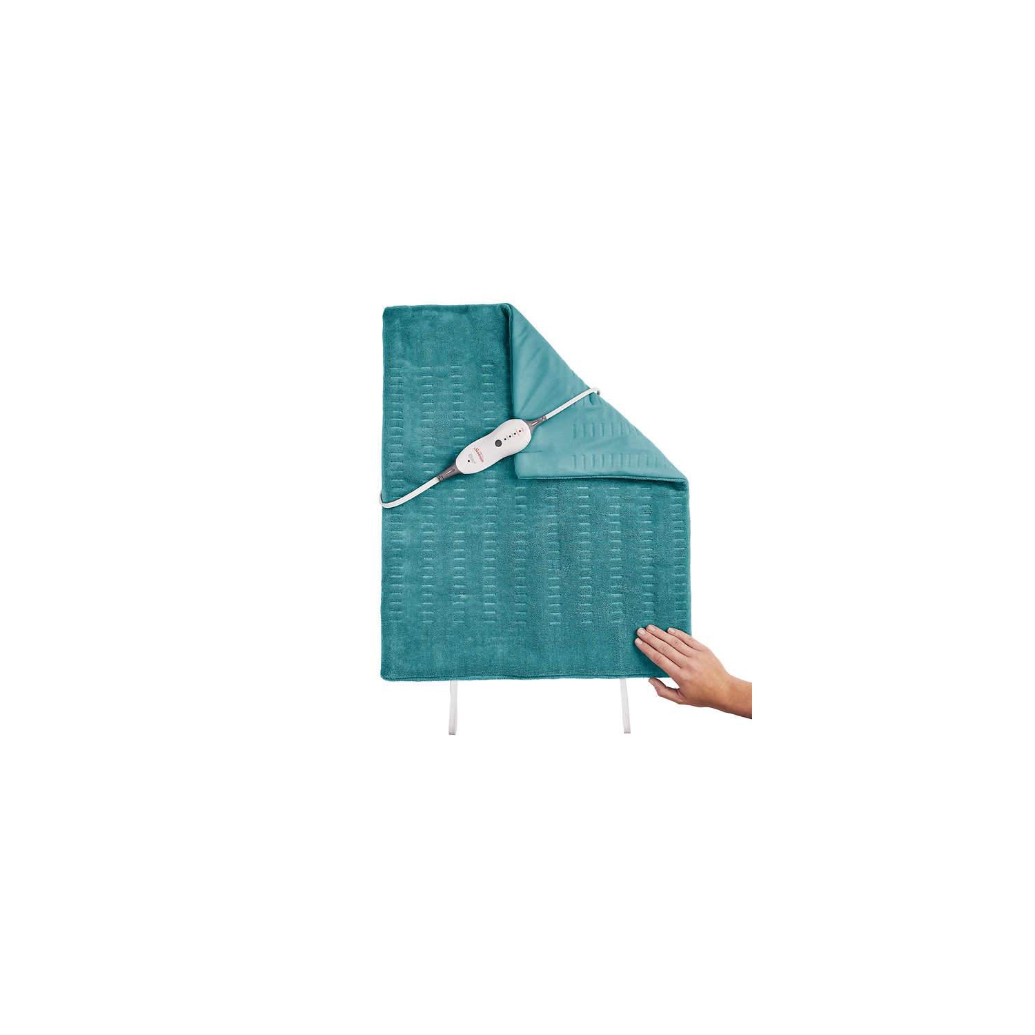Sunbeam XXL Heating Pad for Fast Pain Relief, Teal