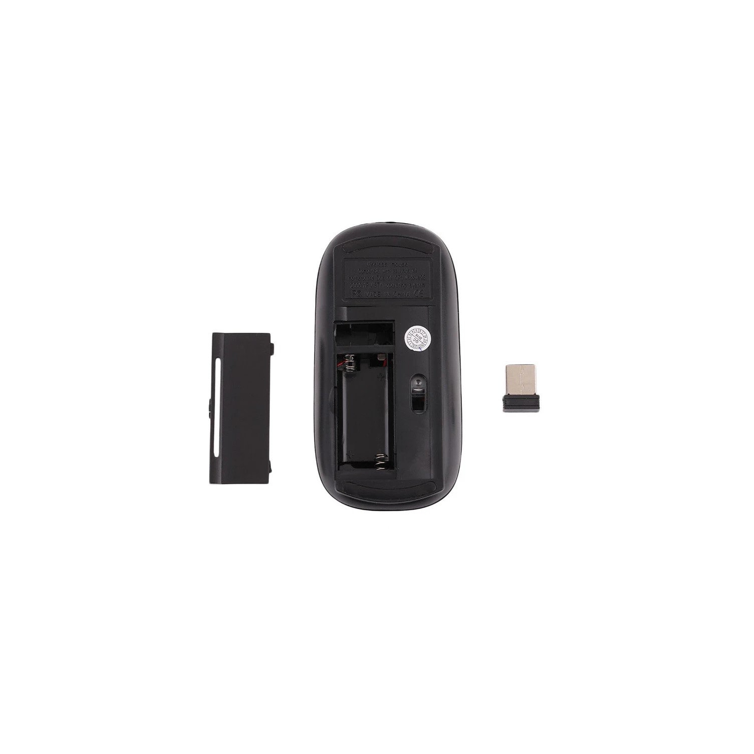 ISTAR Wireless Mouse Slim Silent Click 2.4G Remote Mice 1600DPI Mini Optical Portable Travel Cordless Mouse with USB Receiver + Mouse Pad for PC