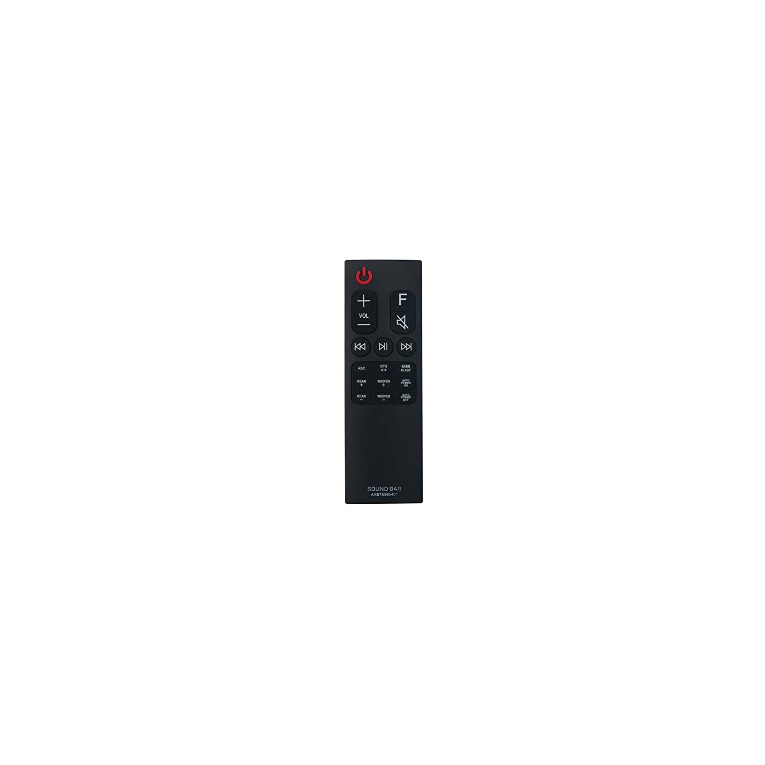 AKB75595401 Replace Remote Control Applicable for LG Soundbar SK5Y SK5R Sound Bar System