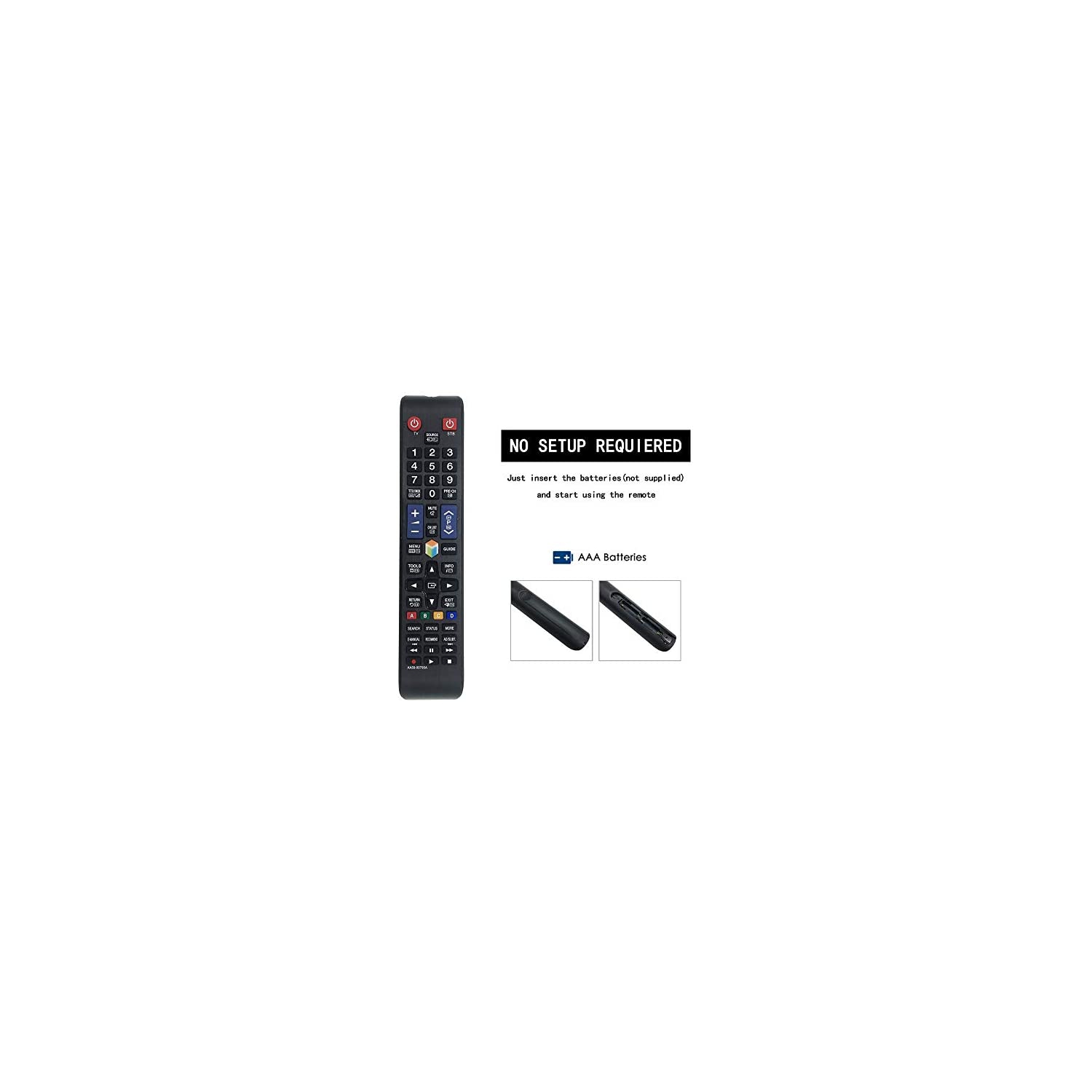 AA59-00790A Remote Control Replacement Compatible for Samsung Smart TV/HDTV/LCD/LED/TV