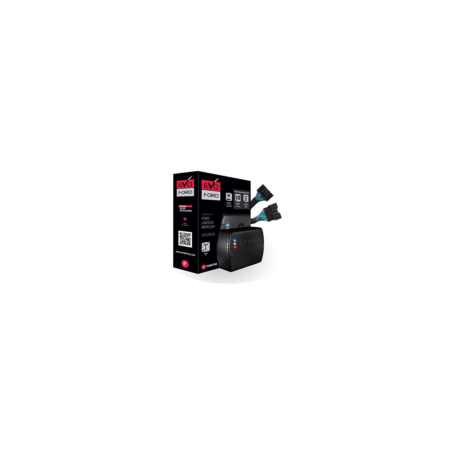Fortin EVO-FORT3 Stand-Alone Add-On Remote Start Car Starter System for Ford Flip Key and Push-to-Start Vehicles
