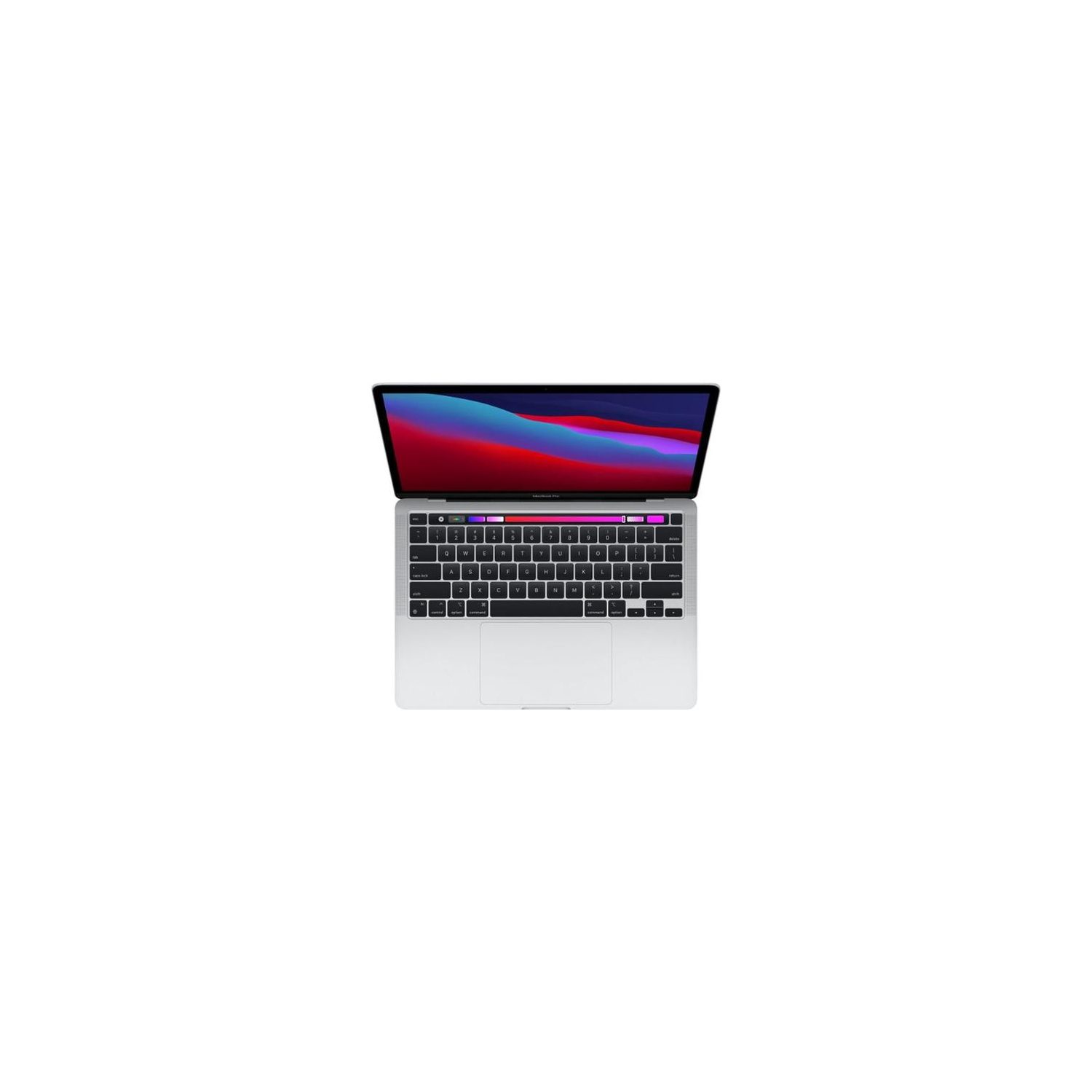 Refurbished - Apple MacBook Pro 13.3" w/ Touch Bar (Fall 2020) - MYDC2LL/A - Silver (Apple M1 Chip / 512GB SSD / 8GB RAM) - En