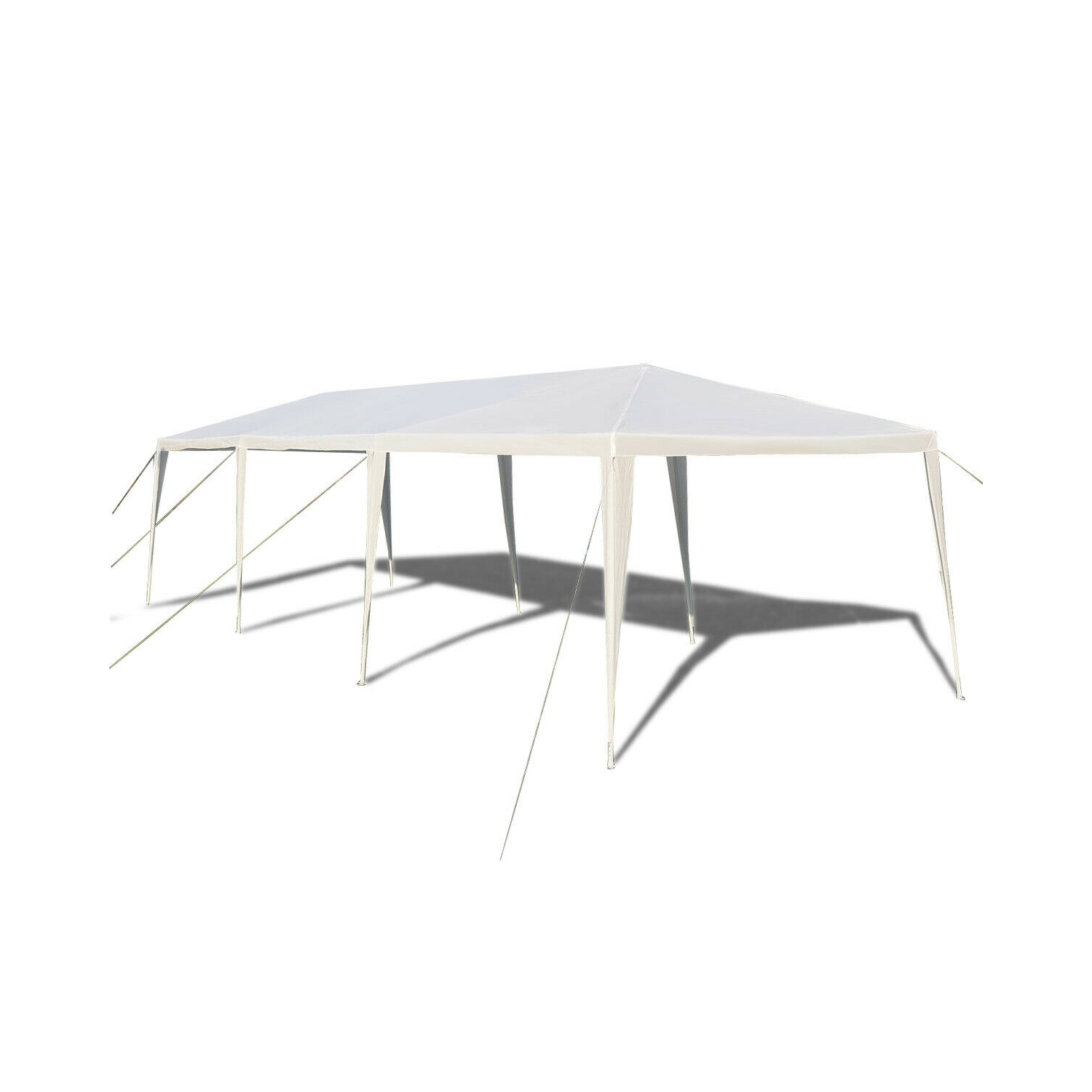 Gymax 10' x 30' Outdoor Gazebo Canopy Wedding Party Patio Tent White