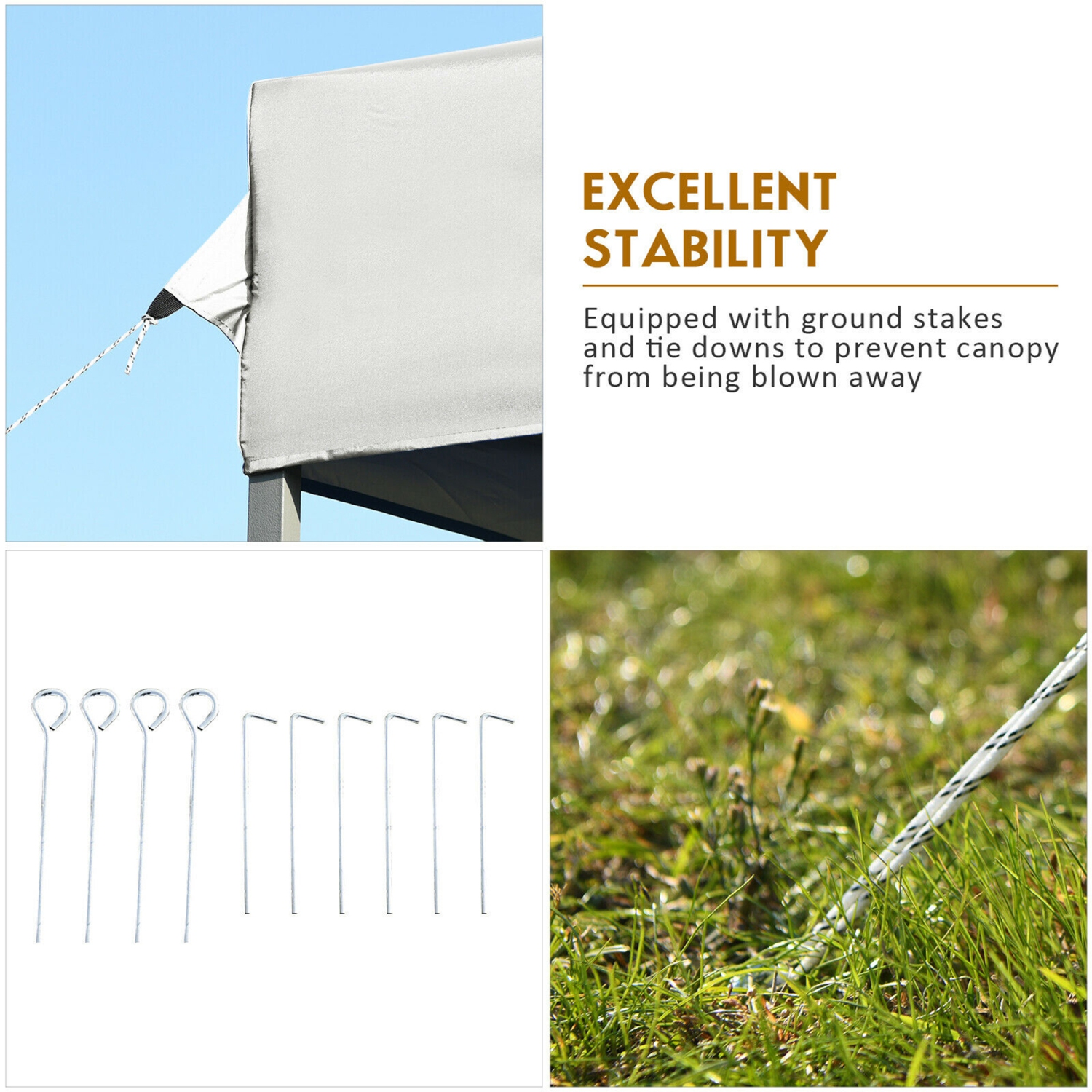 Gymax 10'x20' Pop up Canopy Tent Folding Heavy Duty Sun Shelter Adjustable W/Bag White