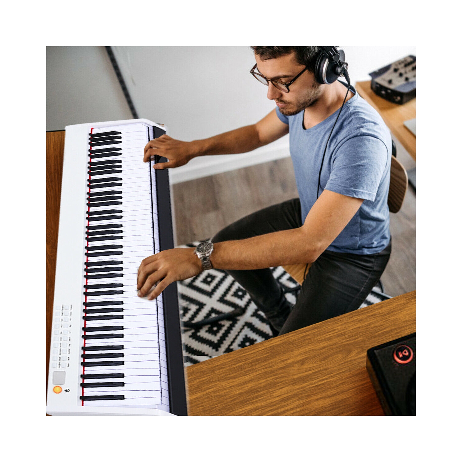 Gymax BX-Ⅱ 88 Key Digital Piano MIDI Keyboard