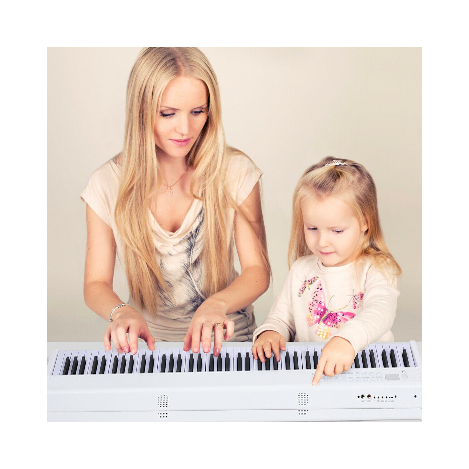 Gymax BX-Ⅱ 88 Key Digital Piano MIDI Keyboard