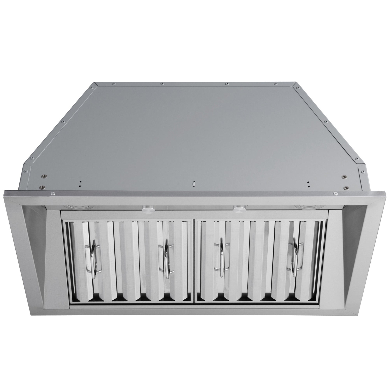 Hotte de cuisinière encastrée de 600 pi3/min de 28 po d'Ancona Pro en acier inoxydable