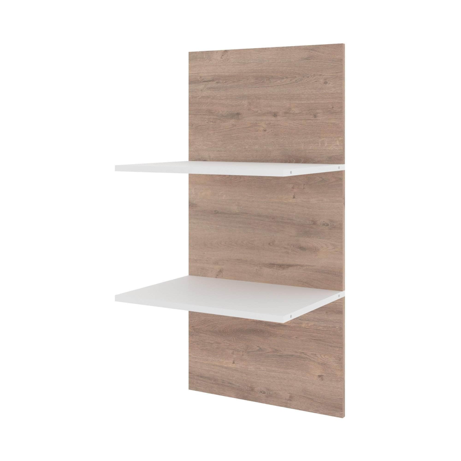 Cielo 19.5“ Floating Shelves - Rustic Brown & White
