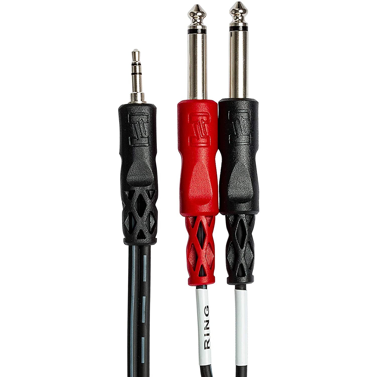 HOSA HOS CMP153 Stereo Mini Male to Phone Y-Cable, 3 Feet
