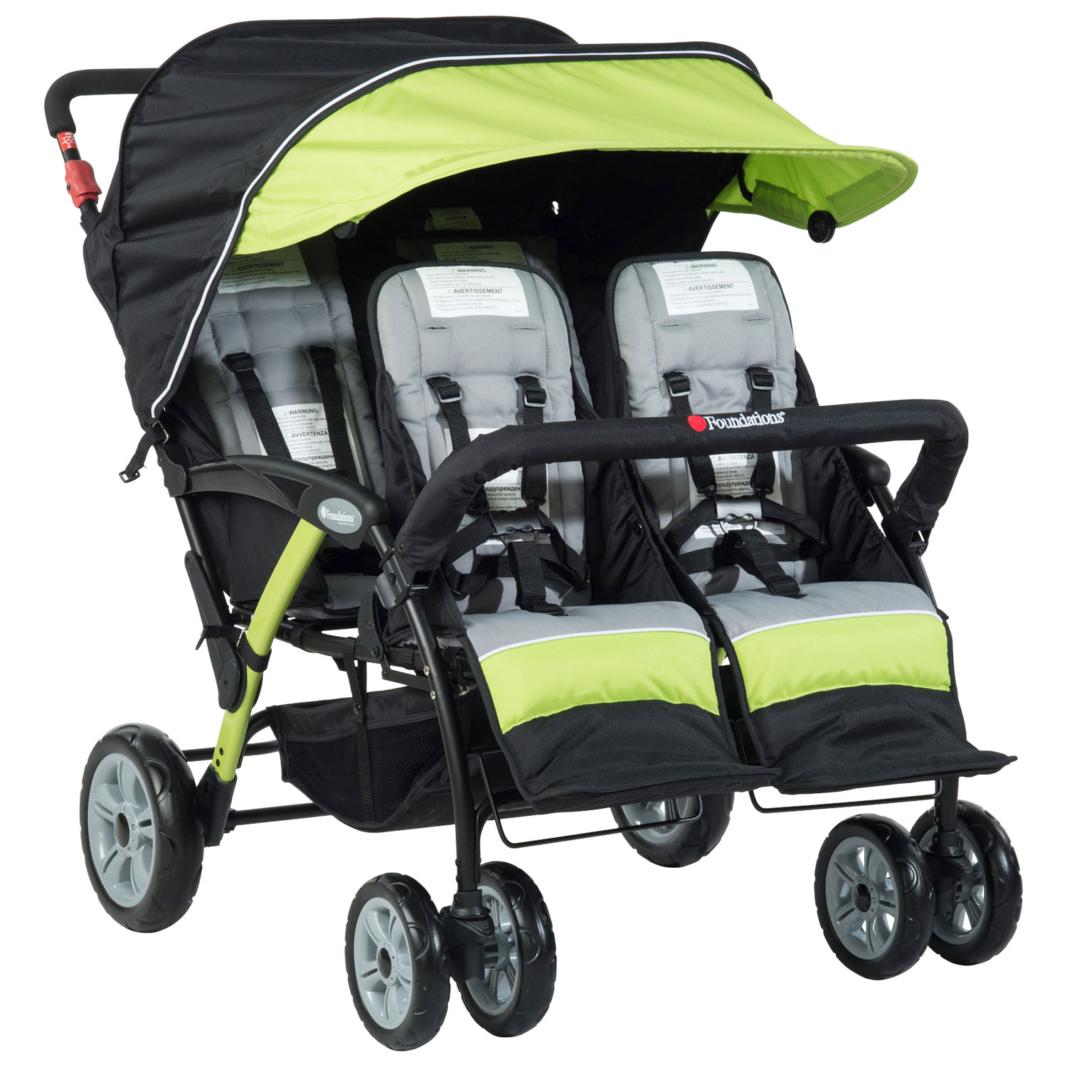 Foundations Sport Quad Stroller - Lime