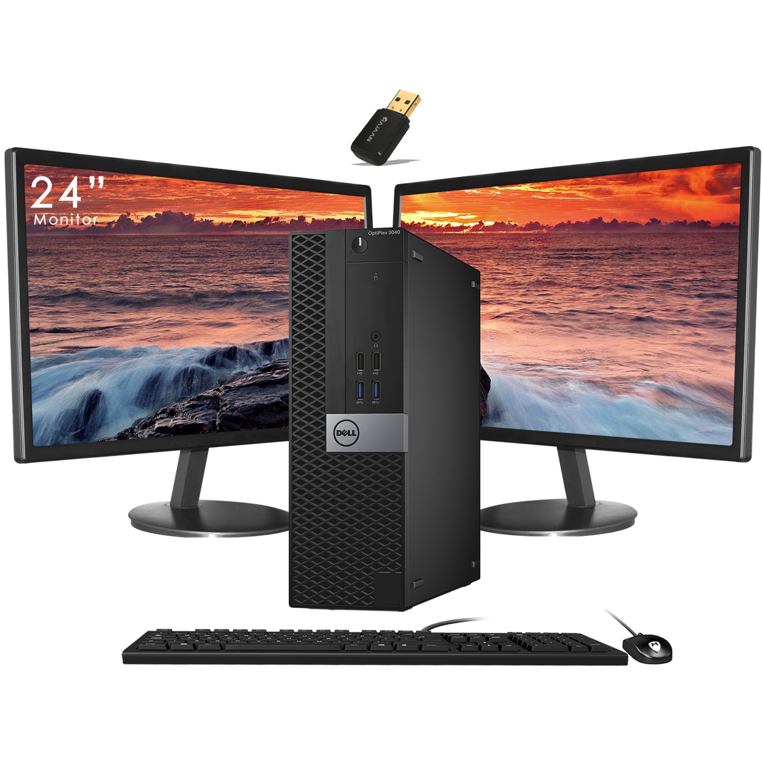 optiplex 3040 dual monitor