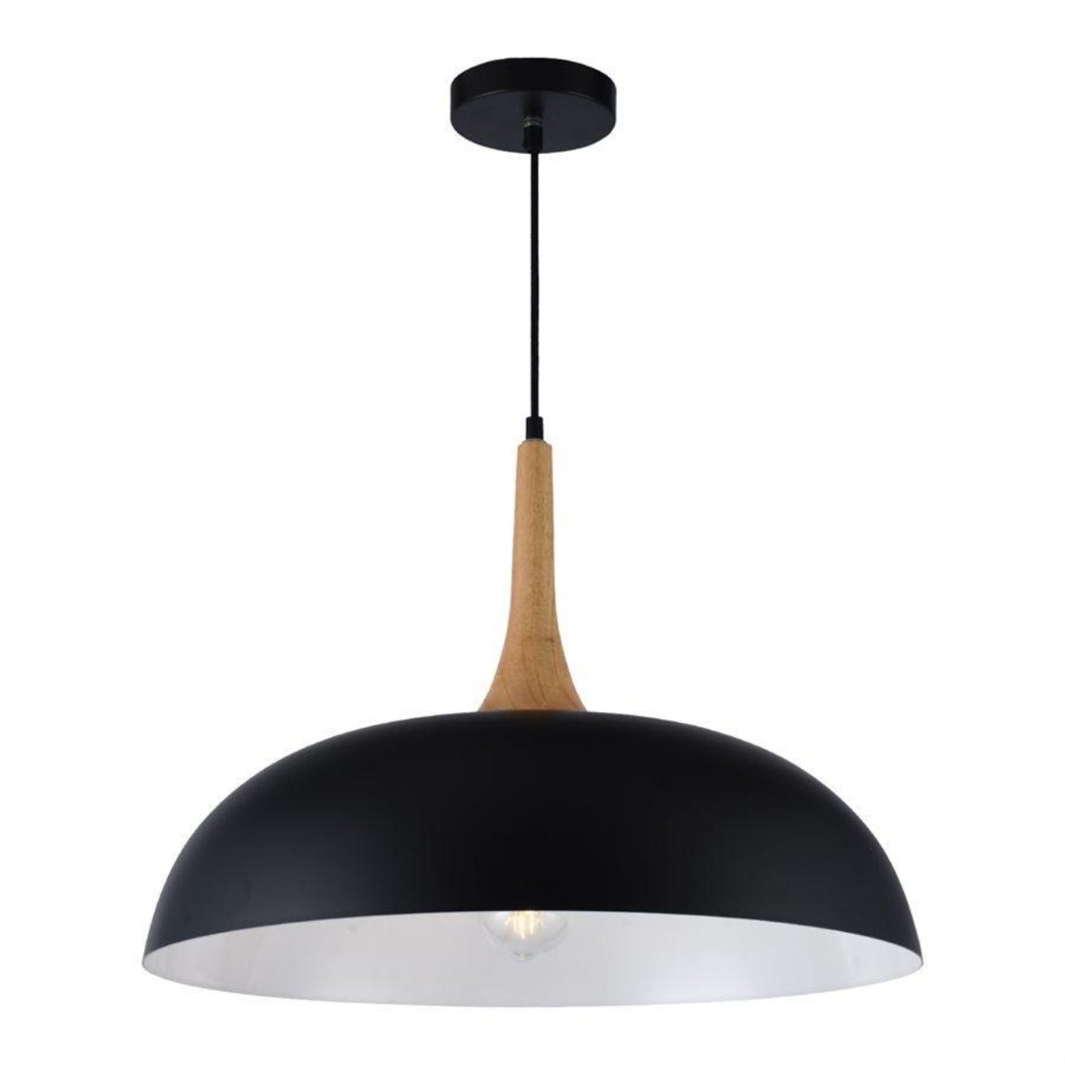 Xtricity - Pendant Light, 19.6 '' Width, From the Black Moon Collection, Black