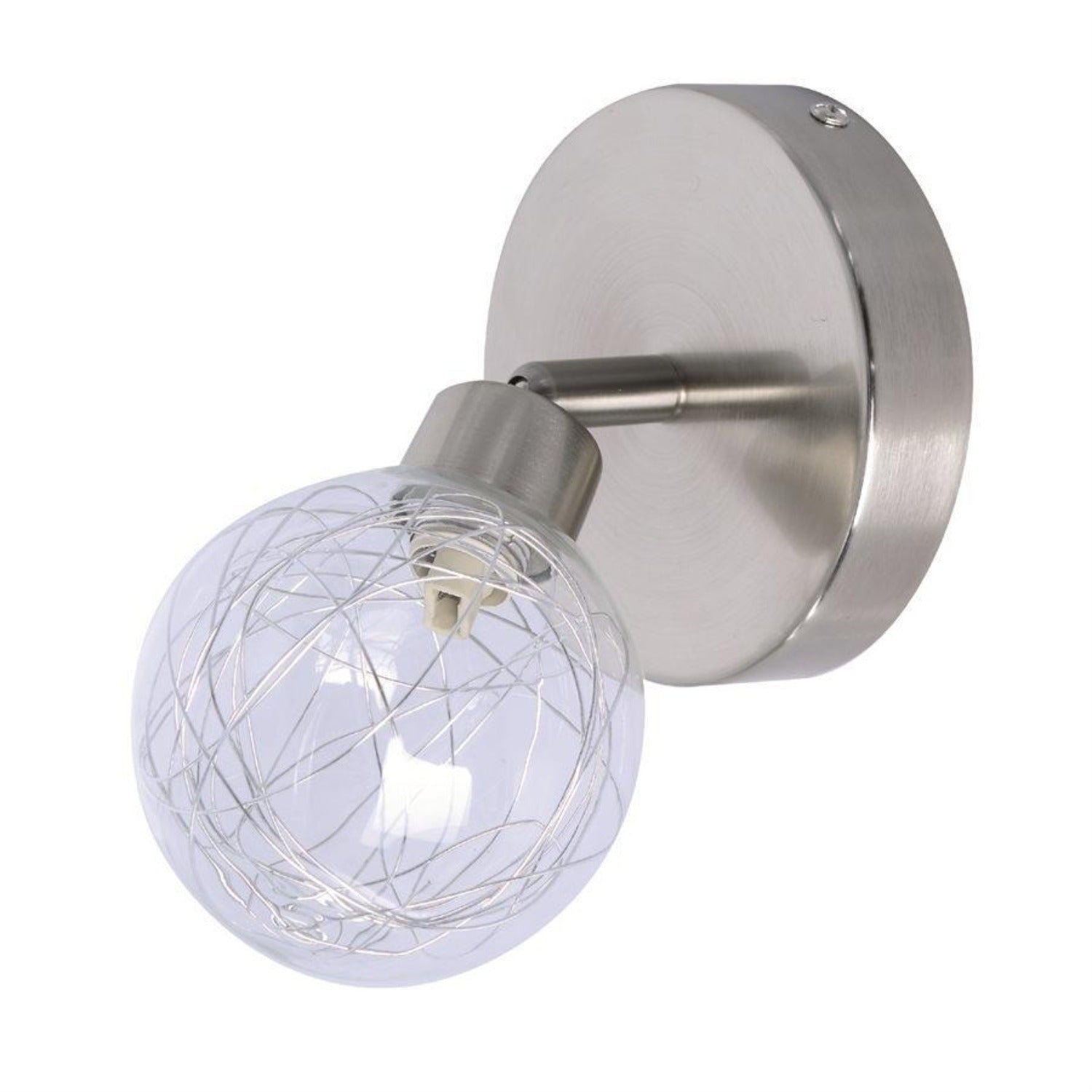 Xtricity - 1 Head Directional Light, 5.5 '' Width, From The Oscar Collection, Silver Plated