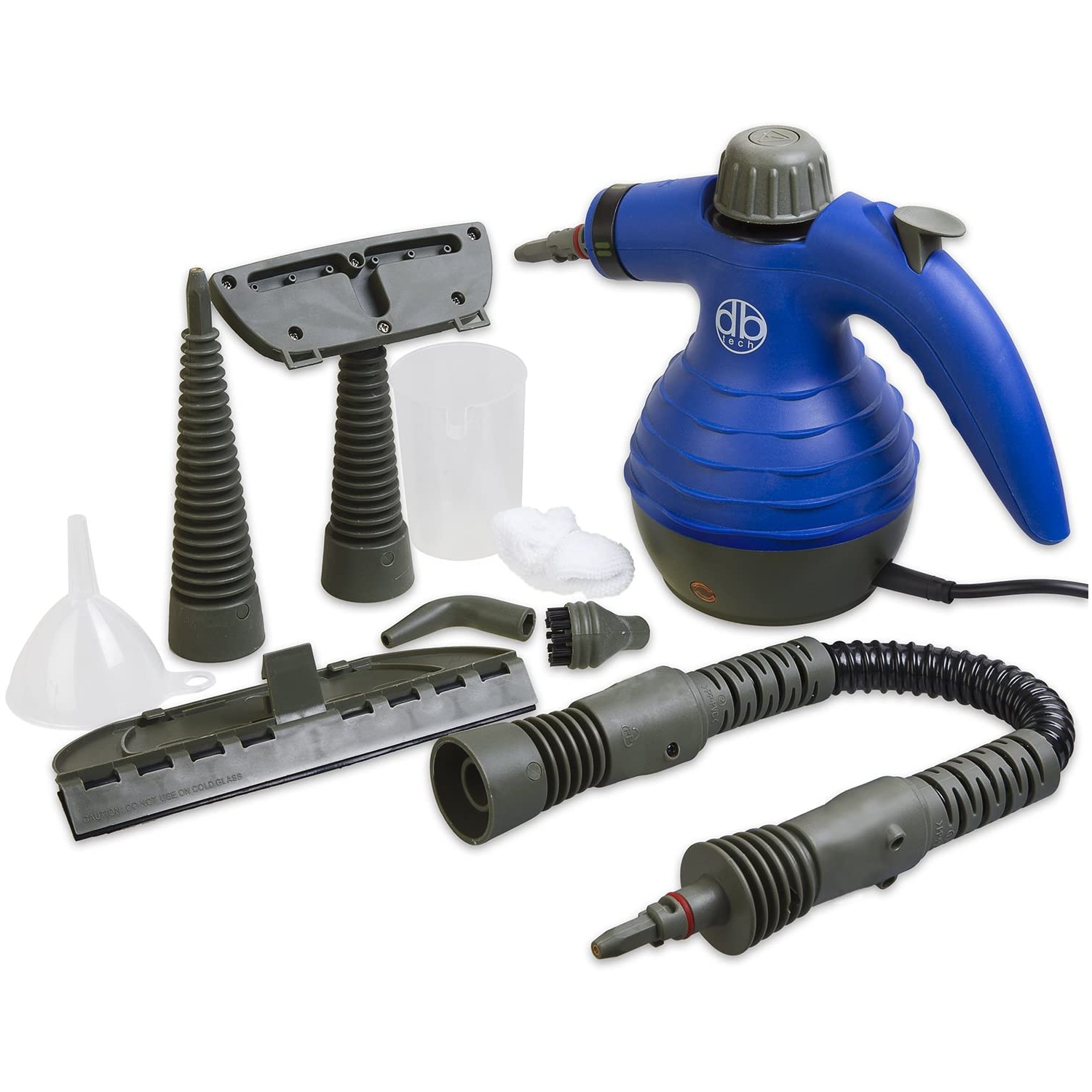 Handheld Multi-Purpose Pressurized Steam Cleaner for Stain Removal, Curtains, Crevasses, Bed Bug Control, Car Seats and More