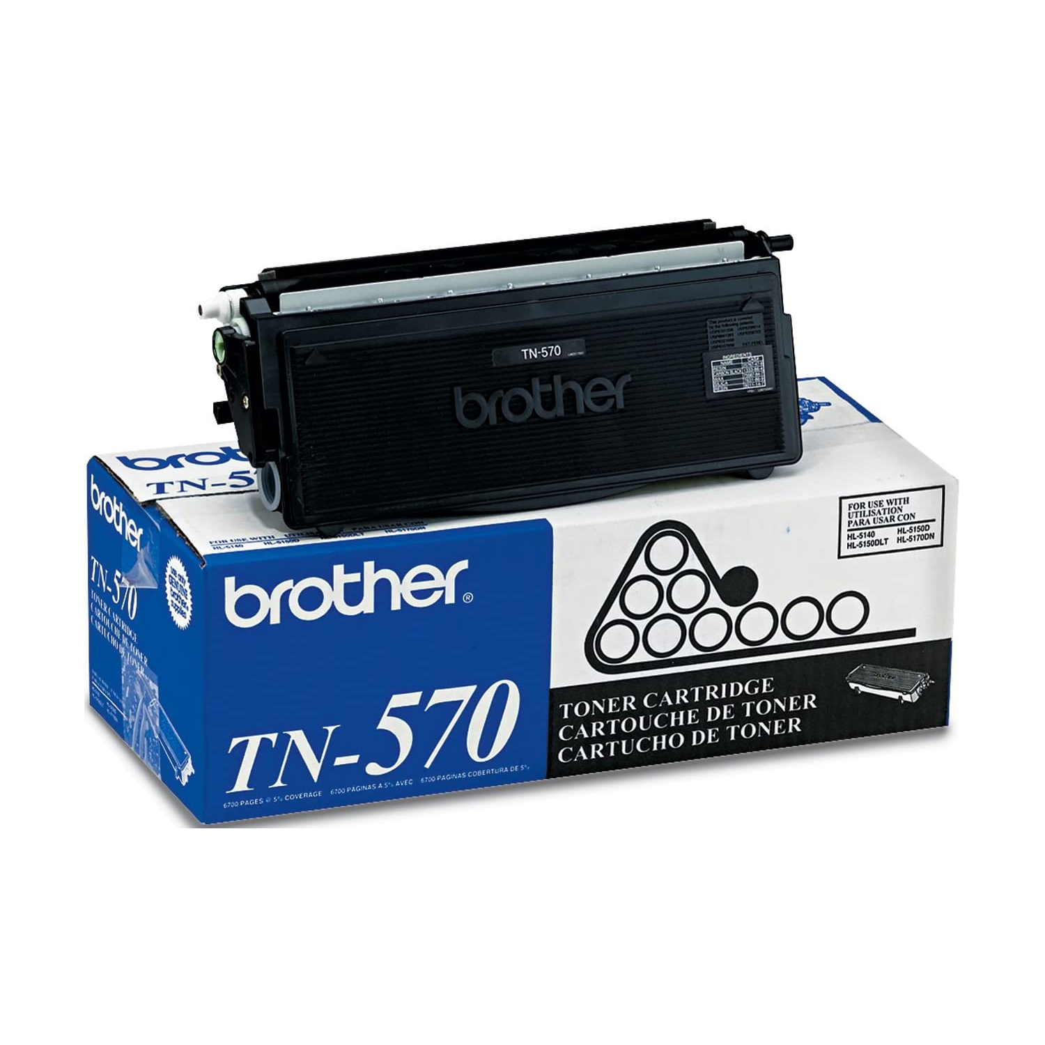 Brother TN-570 Black Toner Cartridge, High Yield For: DCP-8040, HL-5170DNLT,to MFC-8440. By AZURIX-DEALS CANADA ***Extra Savings ***