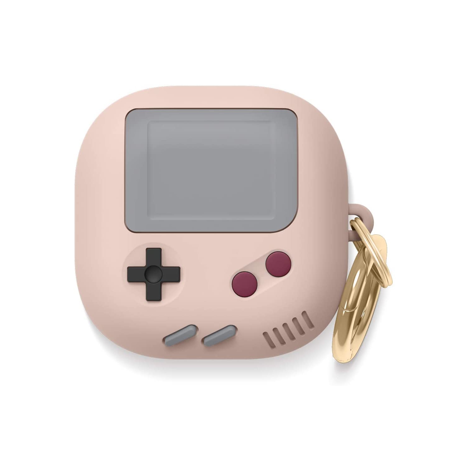 elago GB5 Case Compatible with Samsung Galaxy Buds Pro Case (2021) / Compatible with Samsung Galaxy Buds Live Case (2020), Classic Handheld Game Console Design [Sand Pink] [US Patent Registered]