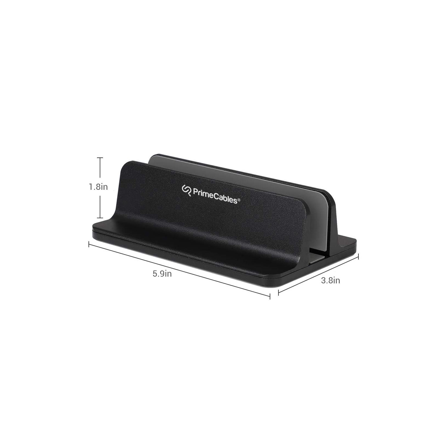 Vertical Laptop Stand, Adjustable Size Desktop Aluminum MacBook Stand Dock Holder with Dell Surface Gaming Laptops