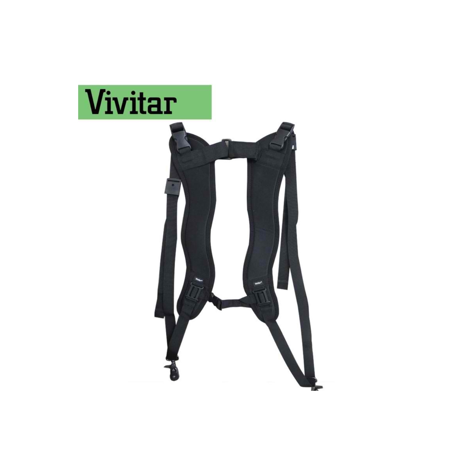 Vivitar Dual Sling Hands Free Camera Harness 1/4 Inch Threaded Camera Mount Securely Holds Two Cameras for Active Photographers