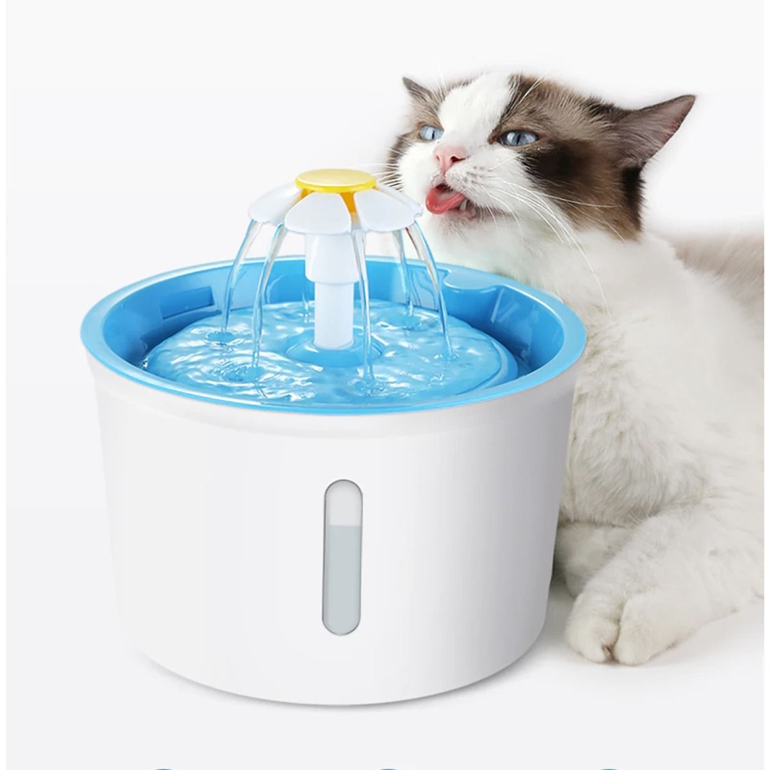 ISTAR Cat Water Fountains, Pet Water Fountain, Whisper Quiet 1.6L/54oz Kitty Water Fountains, Water Bowl Drinking Fountain for Cats, Cat Water