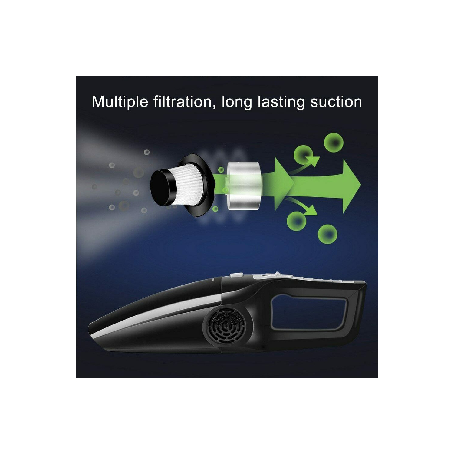 ISTAR Portable 120W 3600mbar 12V Mini Car Vacuum Cleaner Suction Car Wet And Dry dual-use Vacuum Cleaner Handheld Car Vacuum Cleaner for Cleaning Car