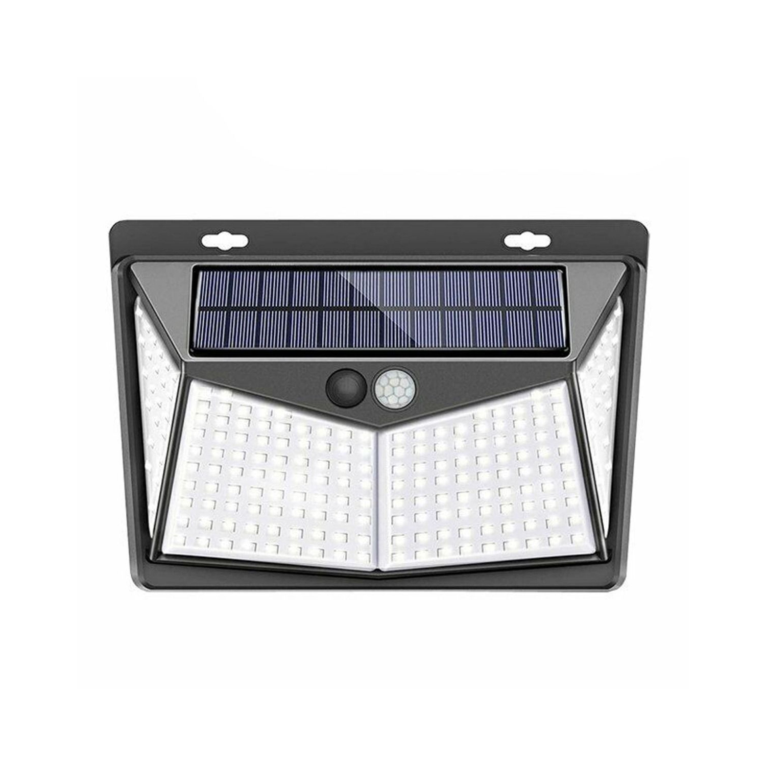 ISTAR Solar Motion Sensor Lights Outdoor, 208 LED Courtyard Wall Lights, Wireless Sensor Security Flood Lights, 270° Wide Angle Lighting, IP65