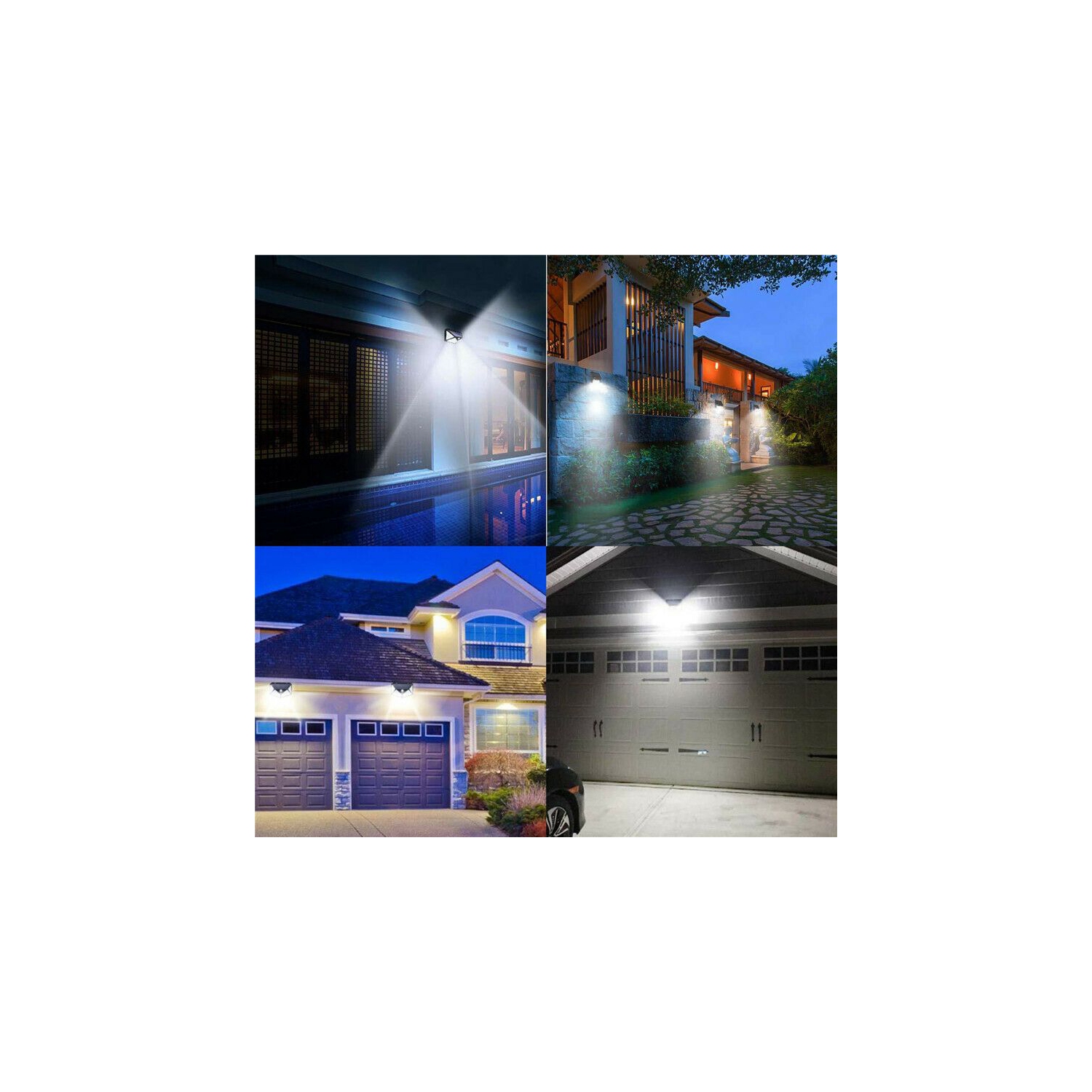 ISTAR Solar Motion Sensor Lights Outdoor, 208 LED Courtyard Wall Lights, Wireless Sensor Security Flood Lights, 270° Wide Angle Lighting, IP65