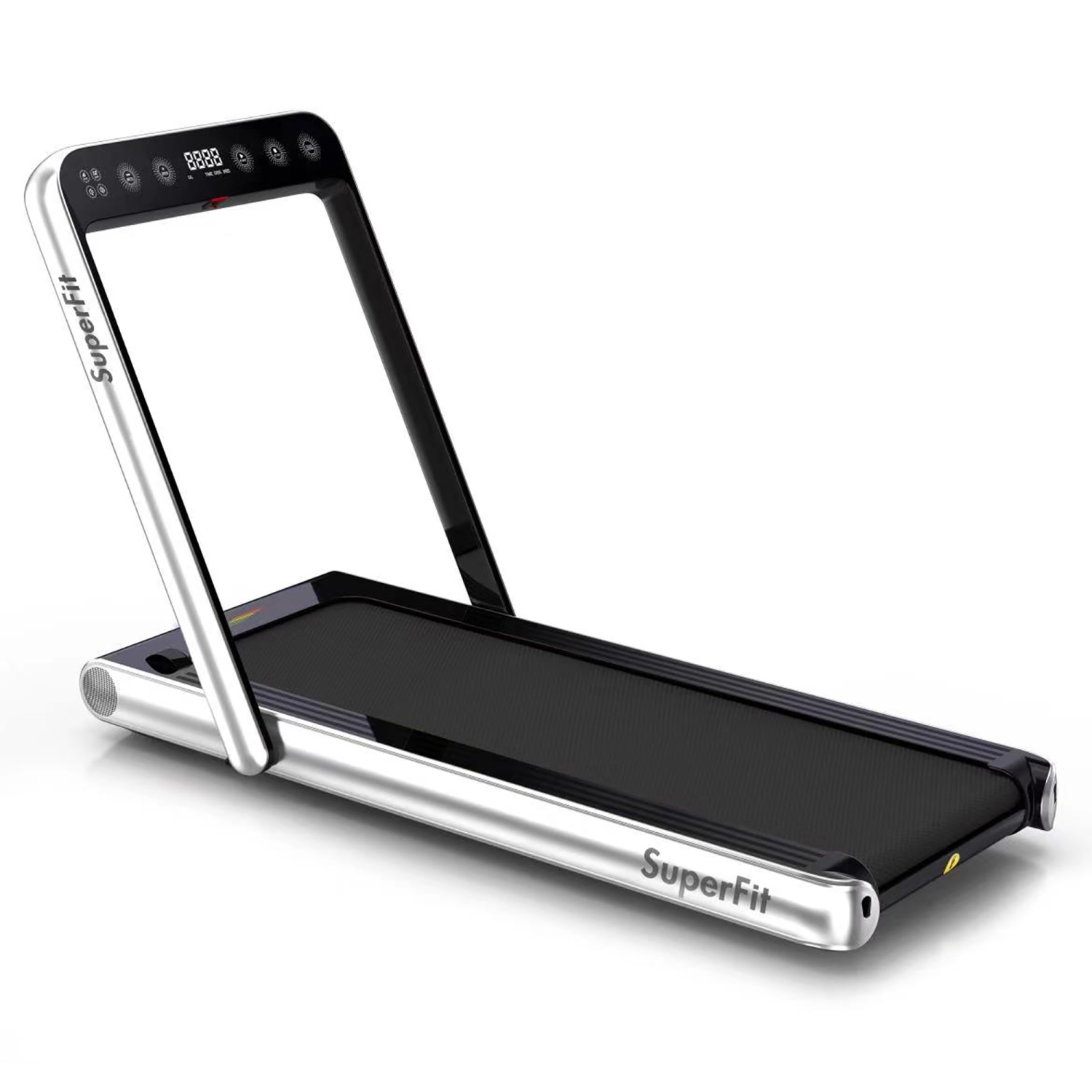 SuperFit 4.75HP 2 In 1 Folding Treadmill W/Remote APP Control Bluetooth