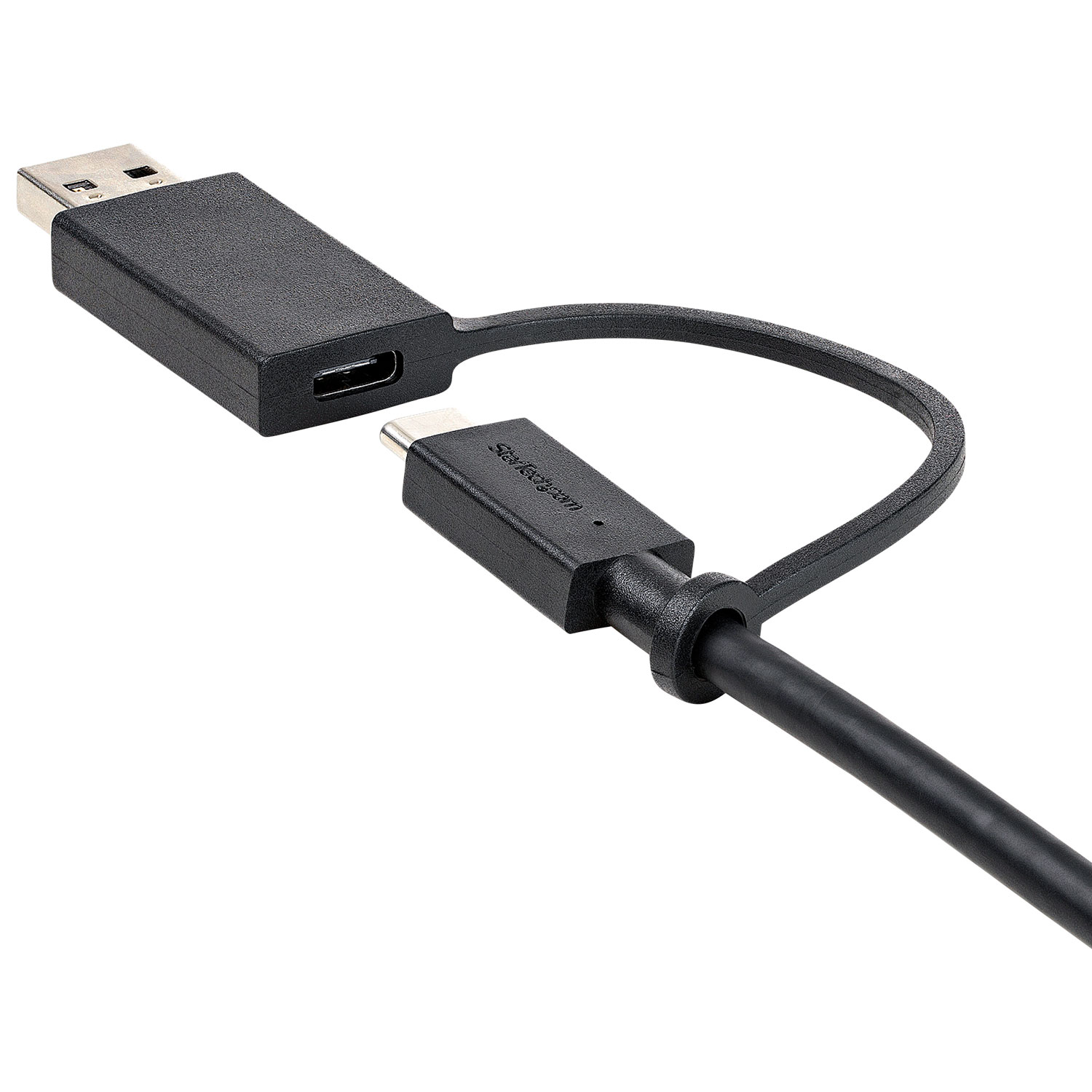 StarTech 1m USB-C to USB-C Cable with USB-A Adapter Dongle (USBCCADP)
