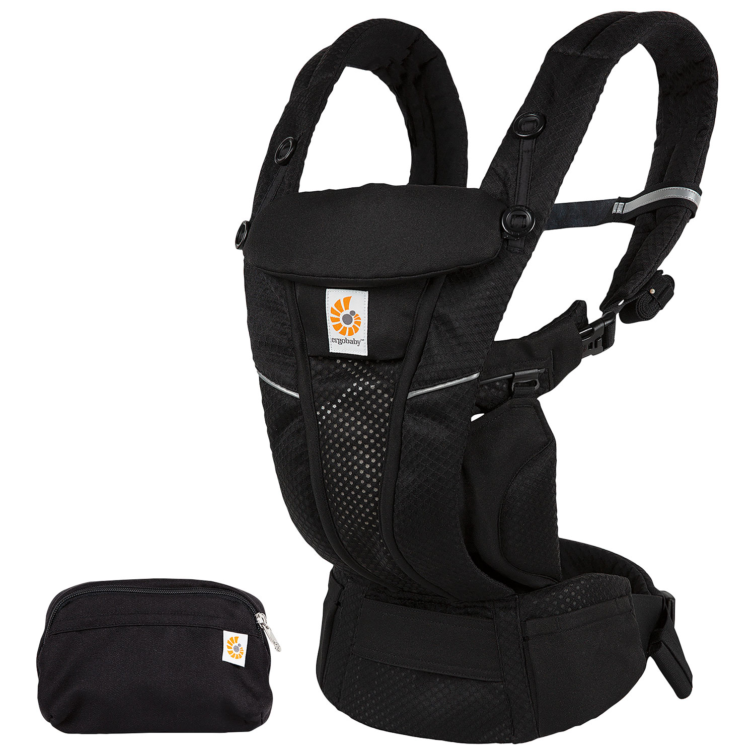 Ergobaby Omni Breeze Four Position Baby Carrier - Onyx Black