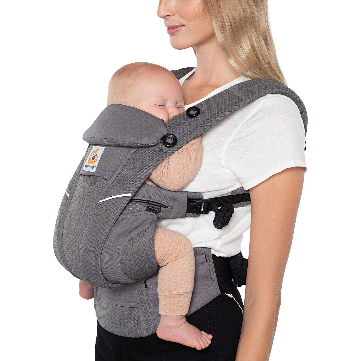 Ergobaby Omni Breeze Four Position Baby Carrier - Graphite Grey