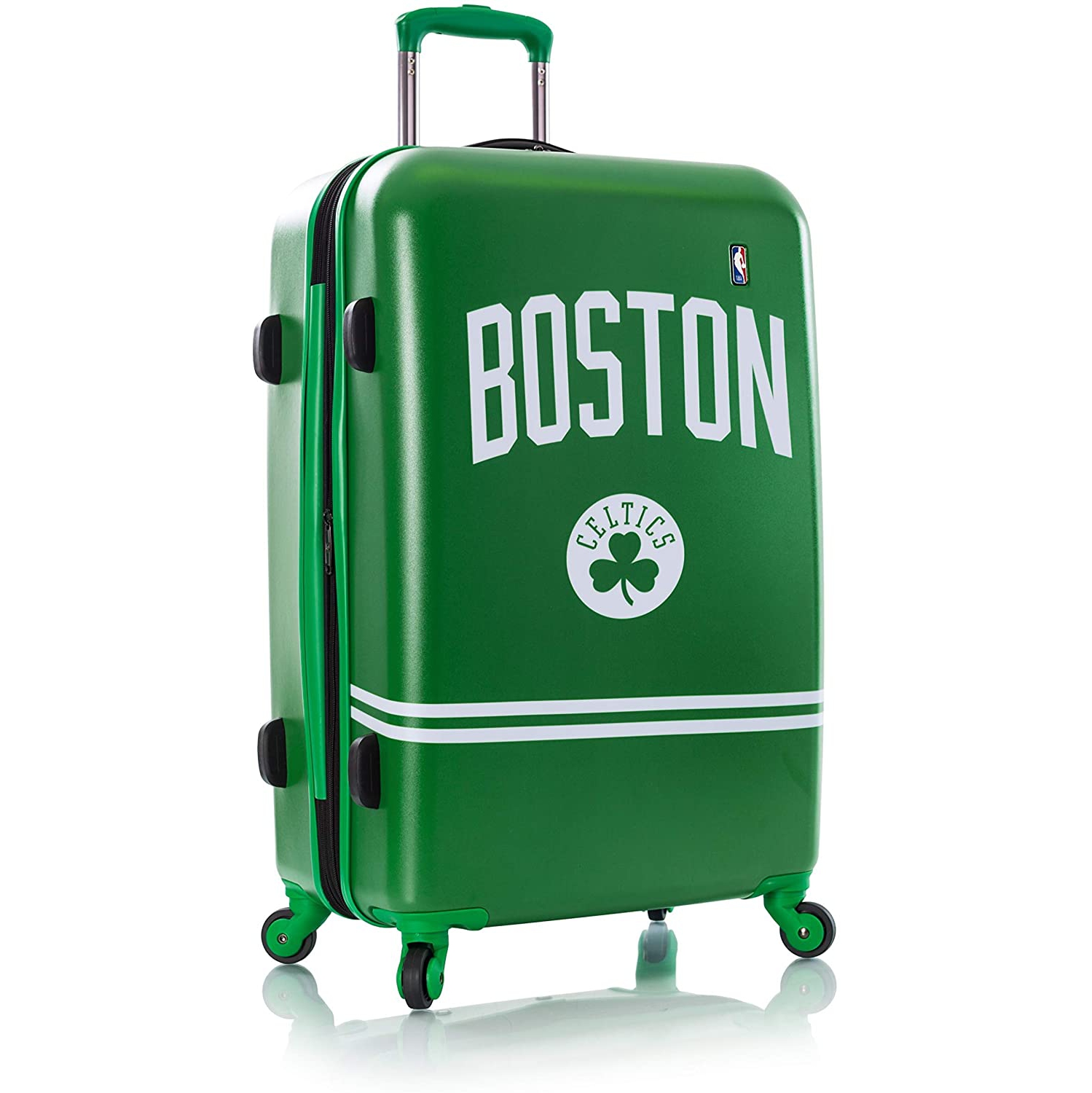 NBA Basketball Boston Celtics Spinner Luggage Set - 2 pcs Carry On Trolley Suitcase