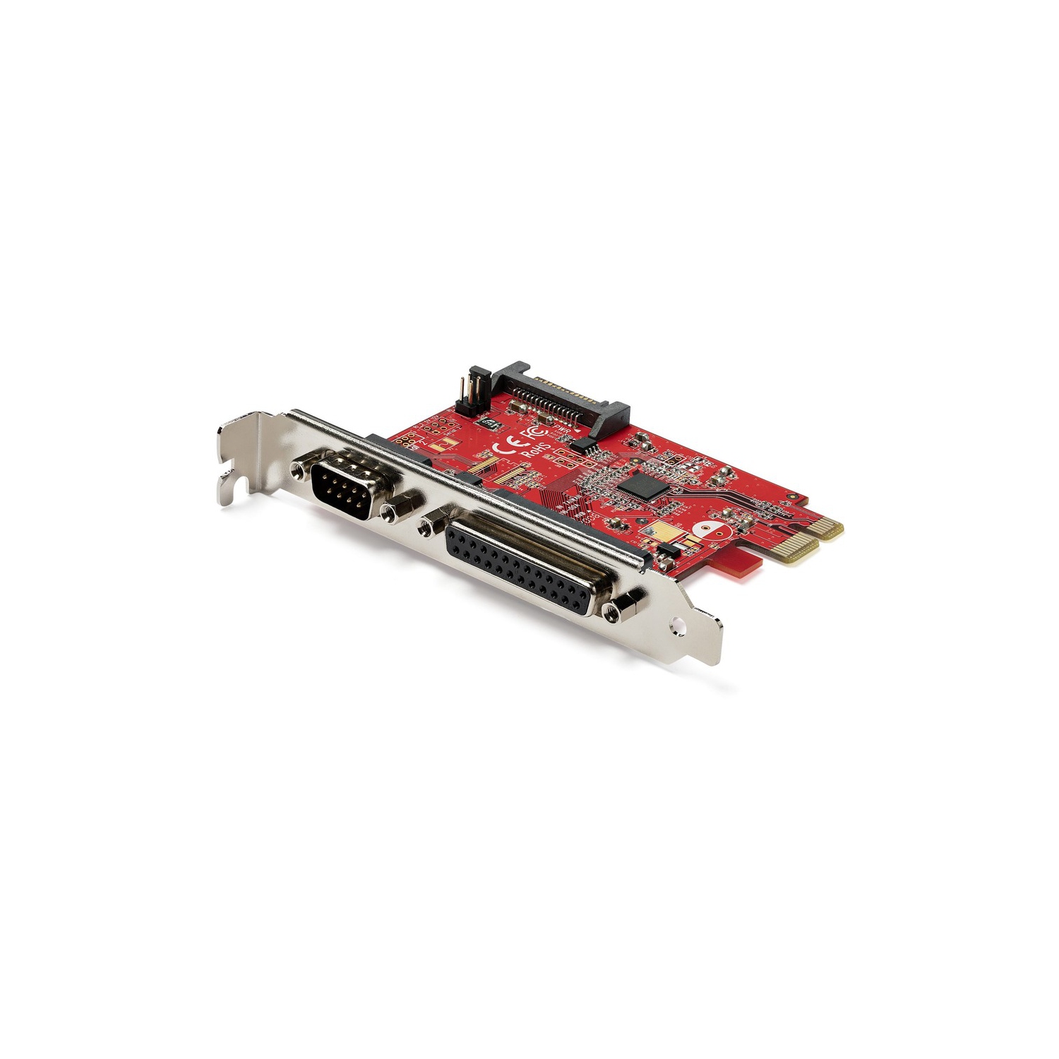 StarTech.com 1S1P Native PCI Express Serial Parallel Combo Card with 16C950 UART