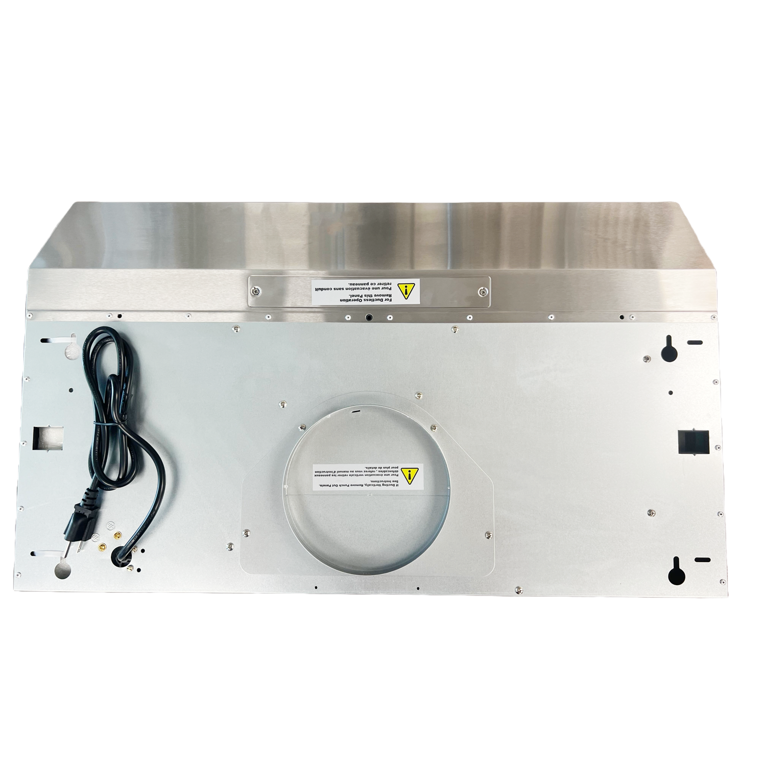 Hotte de dessous d'armoire en acier inoxydable de 500 pi3/min avec conduit convertible RH806&nbsp;A de 30 po de Blue Ocean