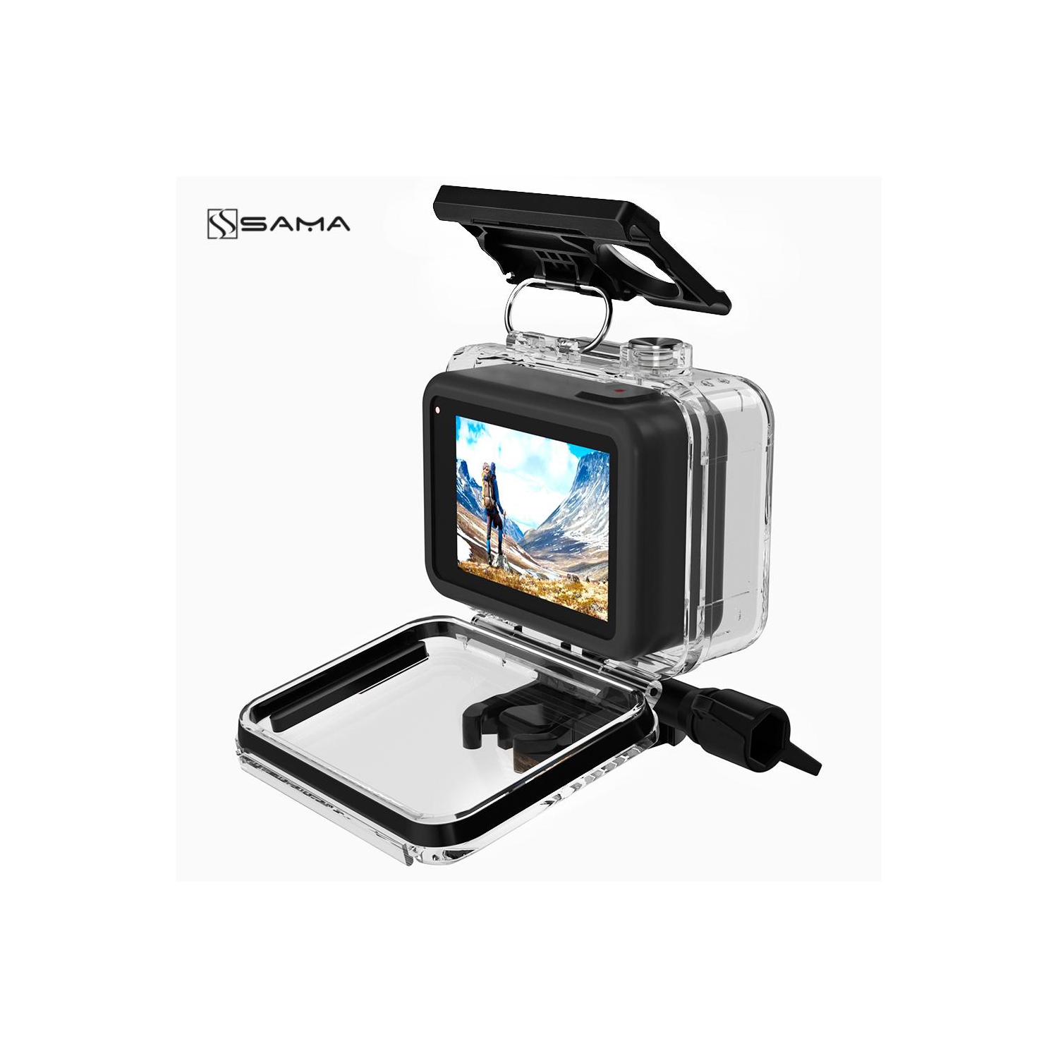 SAMA Go Pro Hero8 Waterproof Housing Case SACH-088