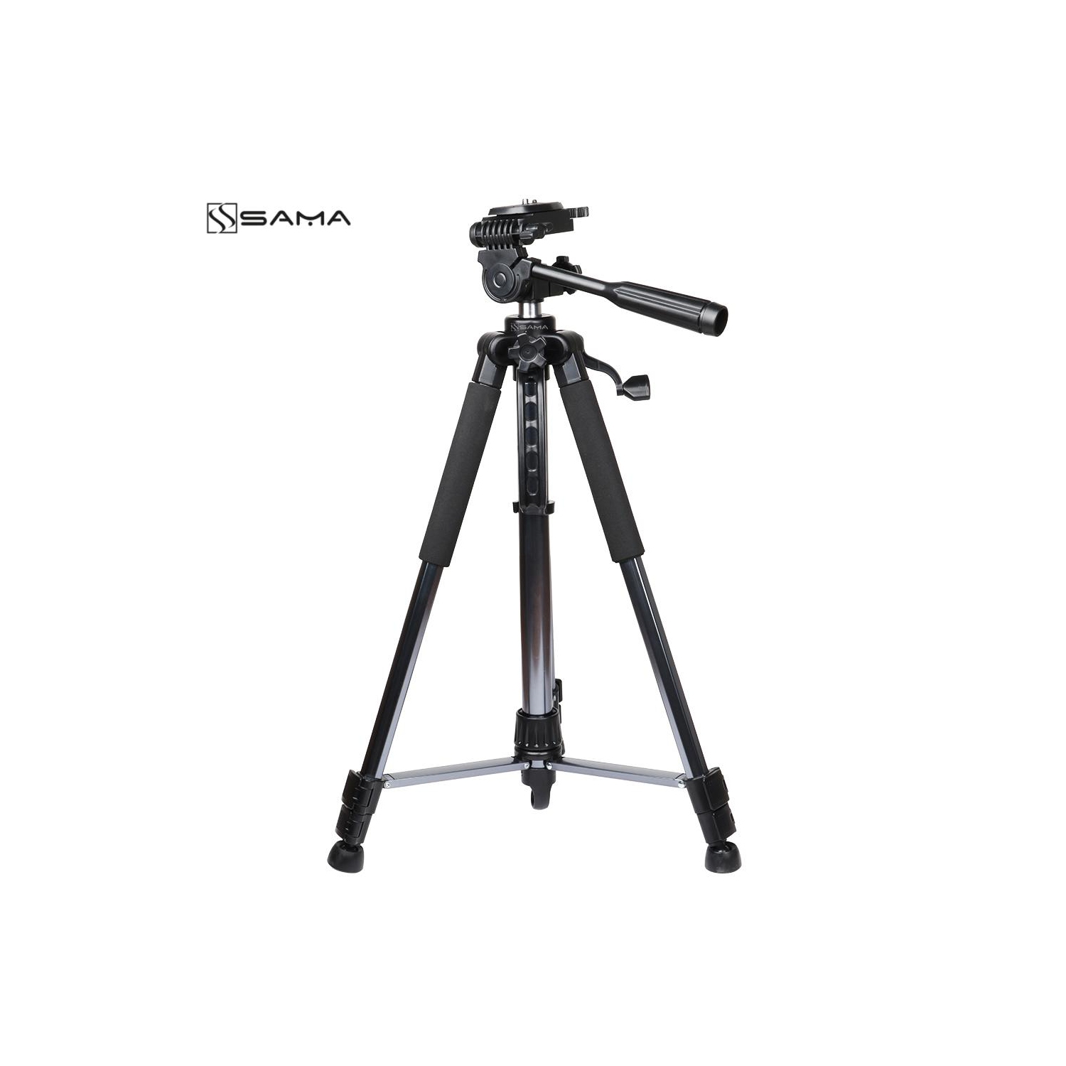 Trépied léger et compact de 61 po avec pattes ajustables de SAMA