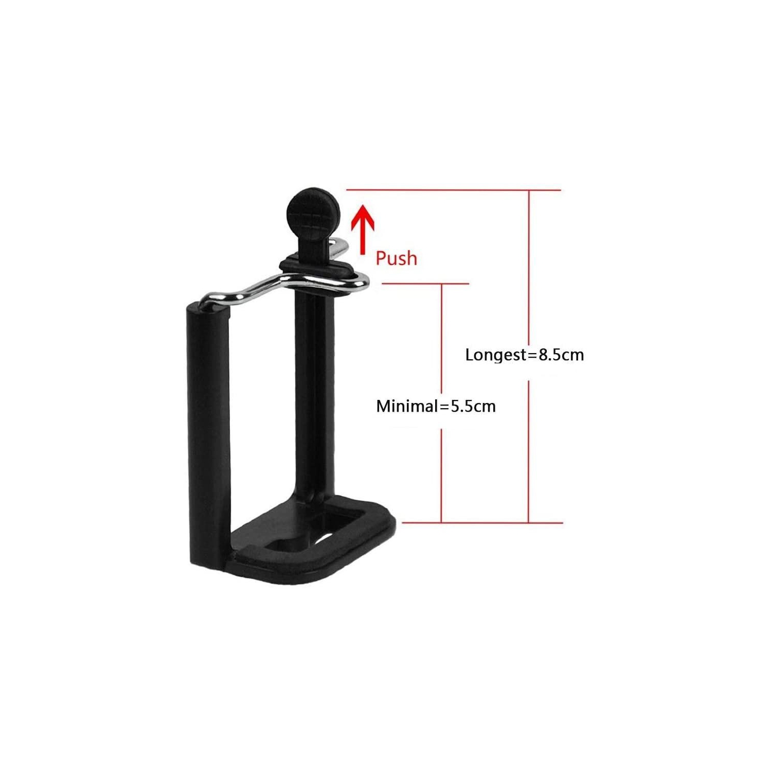 Mini trépied flexible en éponge pour appareil mobile et appareil photo, bleu