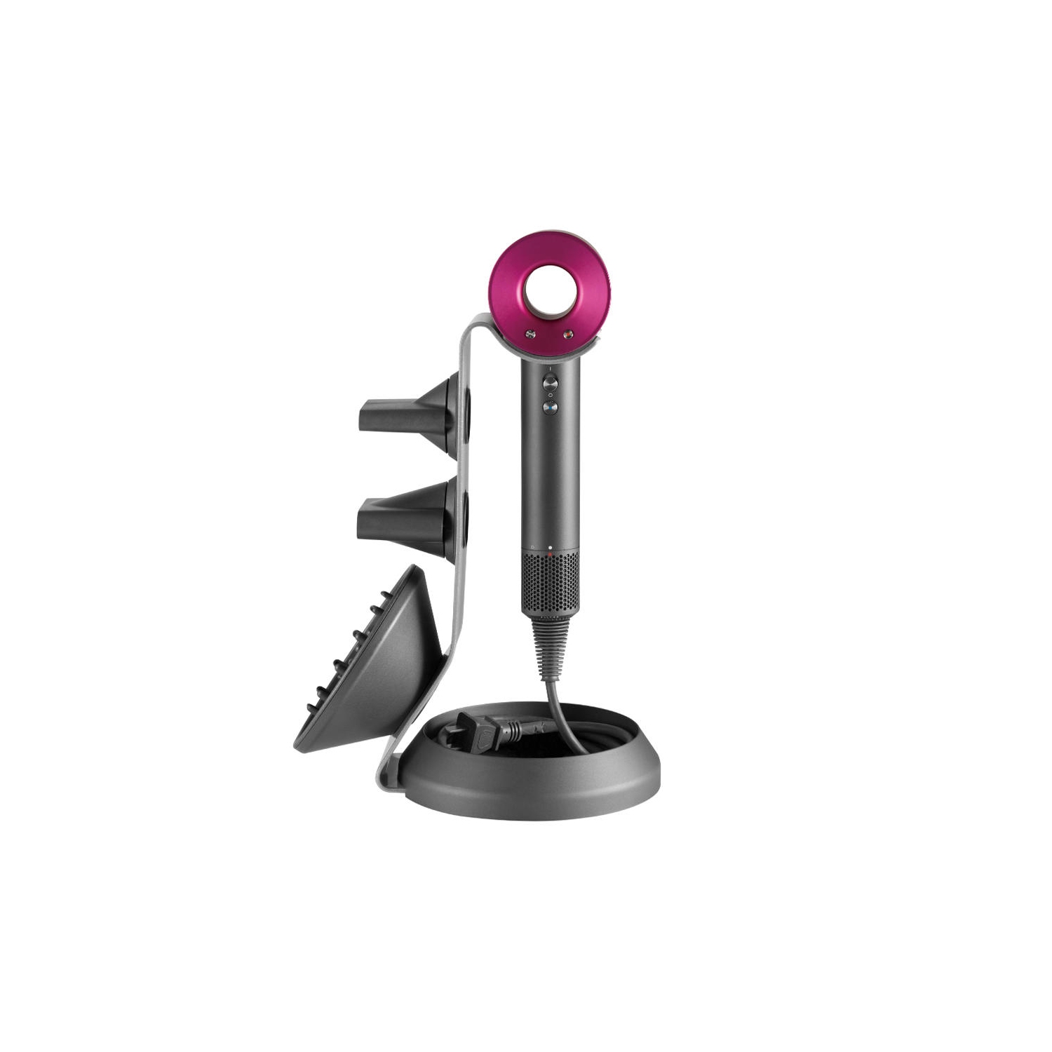 Stand Holder for Dyson Supersonic Hair Dryer, Use for Bathrooms or Even in Professional Salons with Power Plug Cable Organizer